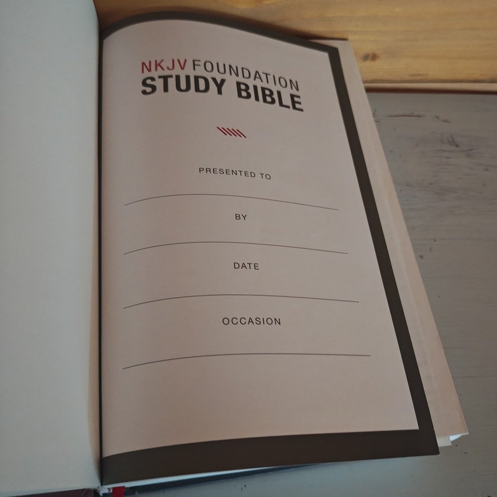 NKJV, Foundation Study Bible, Large Print, Hard, Nelson+- - Picture 6 of 7